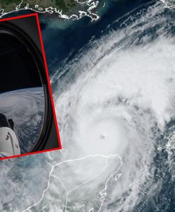 Milton widziany z kosmosu. Olbrzymia siła huraganu