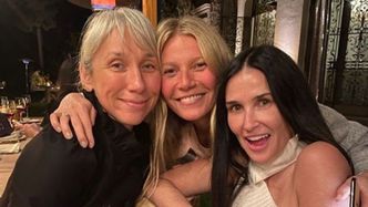 Dziewczyna Keanu Reevesa bawi się na spotkaniu z Gwyneth Paltrow i Demi Moore! "Wspaniała noc BEZ MAKIJAŻU"