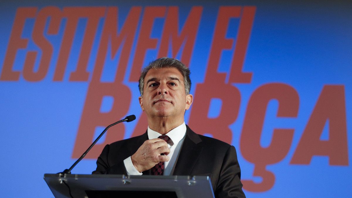 PAP/EPA / Alejandro Garcia / Na zdjęciu: Joan Laporta