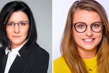 Izabela Bielecka i Olga Zalecka