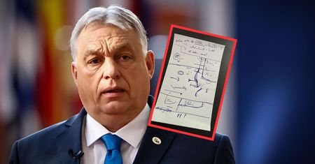 Dziwne notatki Orbana. Dziennikarz pokazał zdjęcie