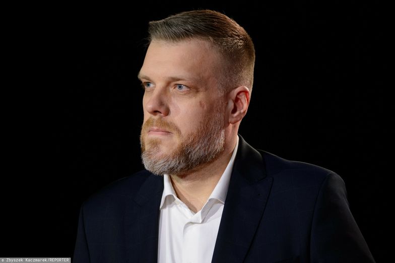Konwencja programowa Lewicy20.02.2021 Warszawa #ZrobimyToLepiej Nowy cykl konwencji programowych Lewicy  fot. Zbyszek Kaczmarek/REPORTER n/z Adrian ZandbergZbyszek Kaczmarek/REPORTER