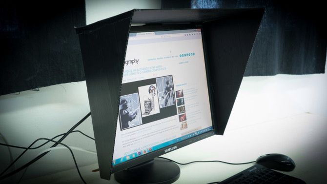 Zrób to sam: Osłonka do fotograficznego monitora za 20 zł 1