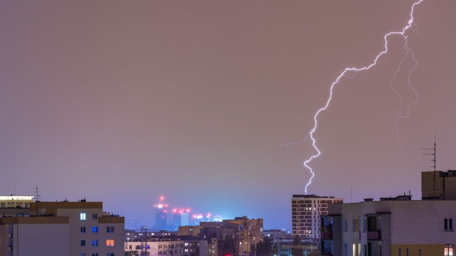 Warszawa. Wieczorem nad stolicą przeszły burze