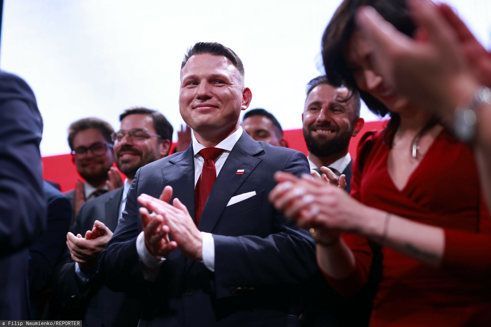 Wieczór wyborczy Sławomira Mentzena