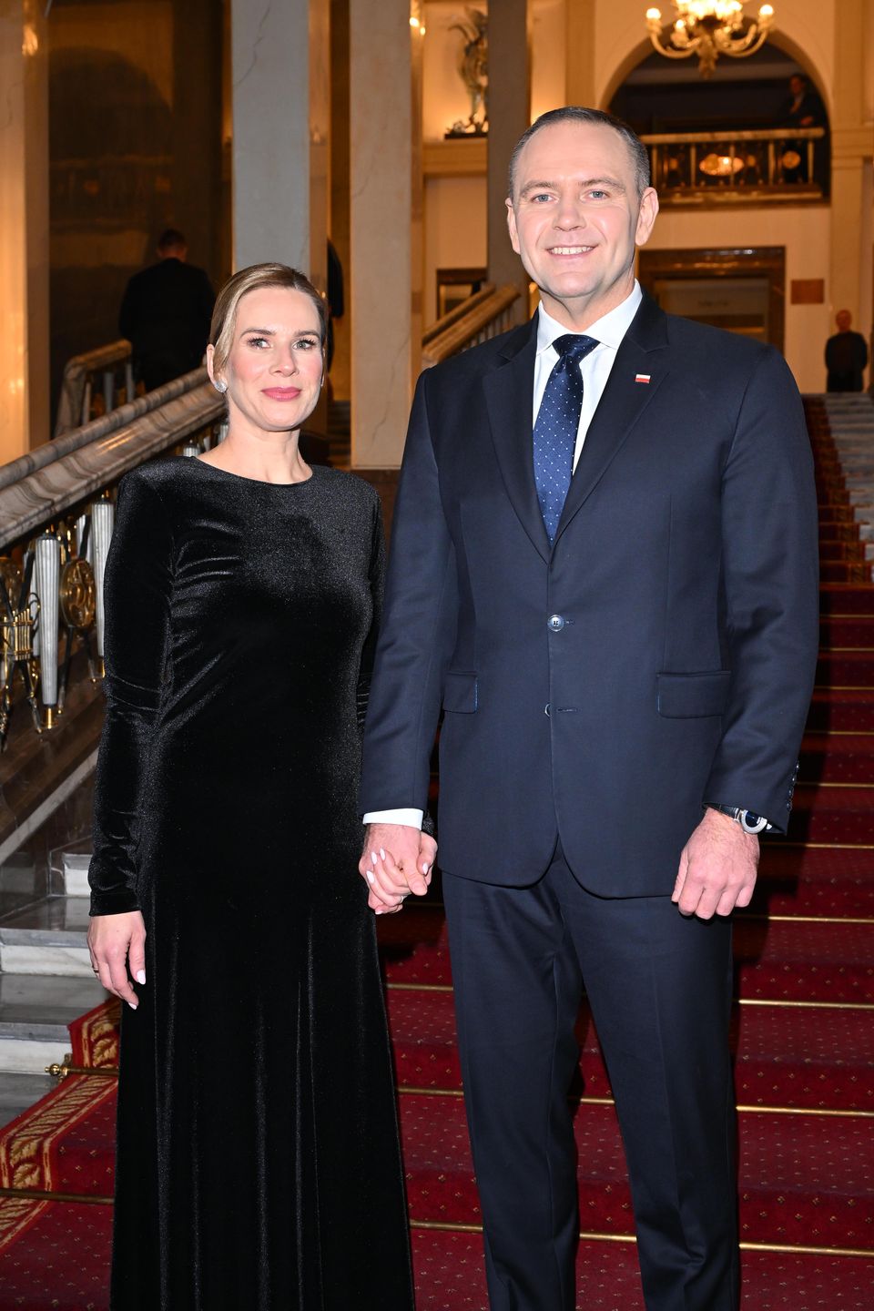 Prezydent Nawrocki z żoną, Martą Nawrocką