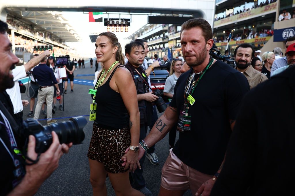 Aryna Sabalenka z ukochanym na wyścigach Formuły 1 w Abu Dhabi