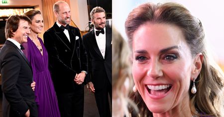 Księżna Kate i książę William BRYLUJĄ na premierze w Londynie. Pozowali z Tomem Cruise'em i Beckhamami (ZDJĘCIA)