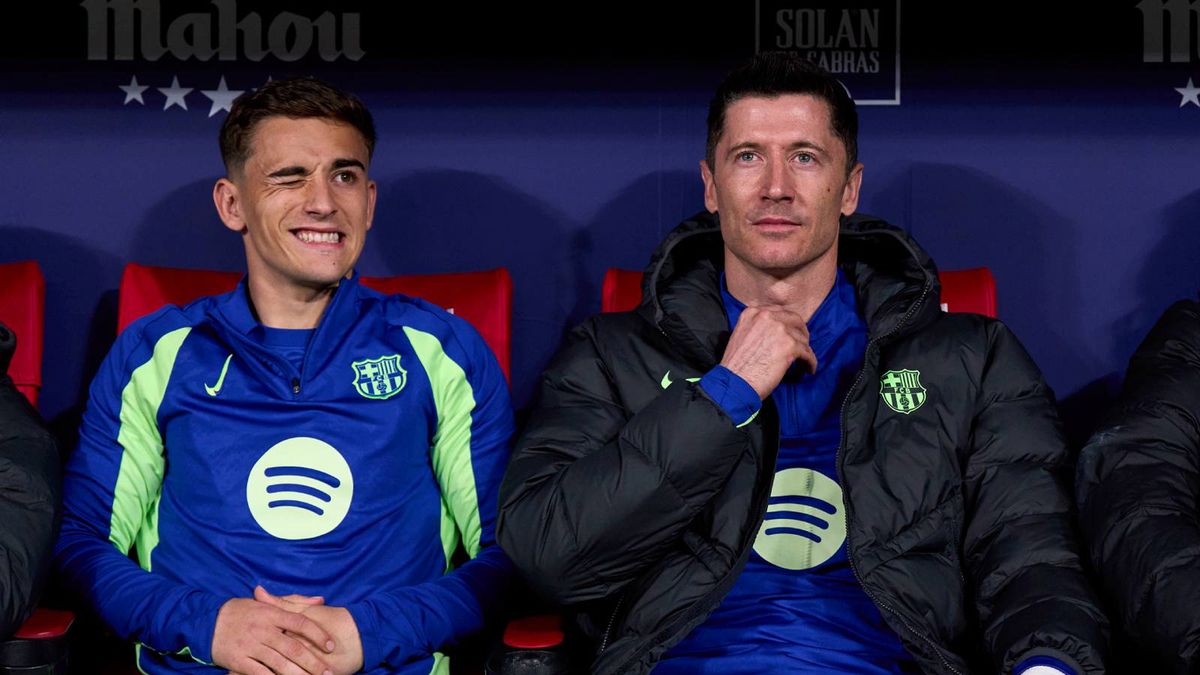 Getty Images / Diego Souto / Gavi i Robert Lewandowski