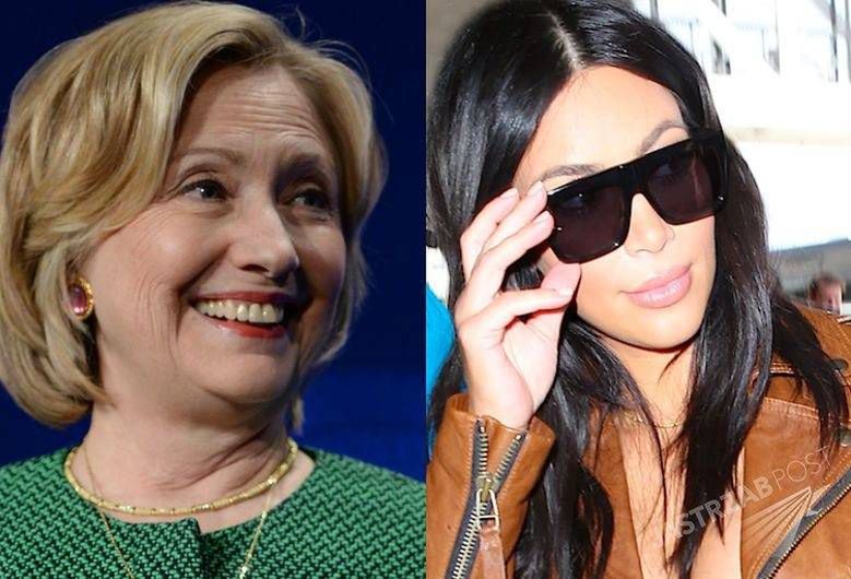 Kim Kardashian zrobiła sobie selfie z Hillary Clinton. Coś poszło nie tak - połowa głowy i... [zdjęcie]