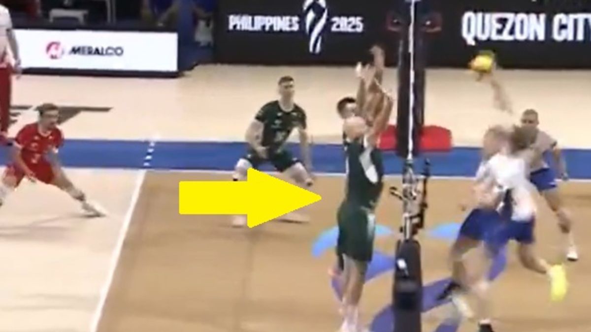 Twitter / Polsat Sport / Bartosz Kurek w meczu Polska - Holandia