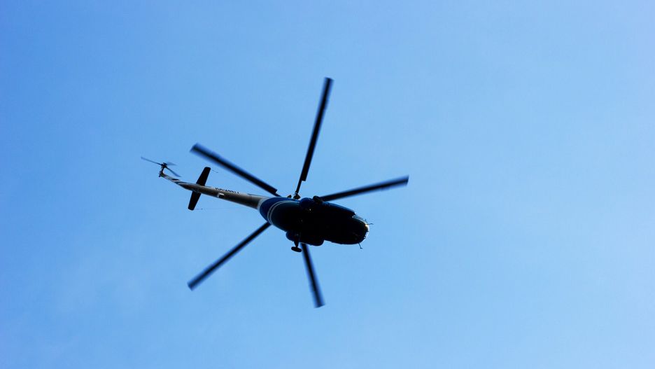 age easyfotostock 2019-01-07
Summer cityscape with helicopter mi 8 in Saint-Petersburg at golden hour, view from arsenal embankment
Svetlanistaya