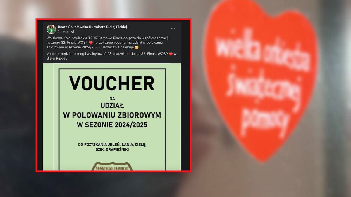 Polowanie na licytacji WOŚP? Urzędnicy się tłumaczą