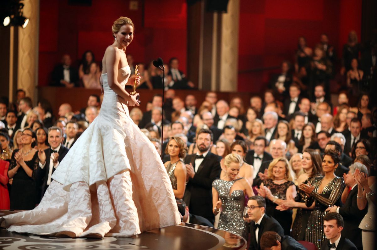 Gala wręczenia Oscarów w 2013 r., gdy za najlepszą aktorkę uznano Jennifer Lawrence.
