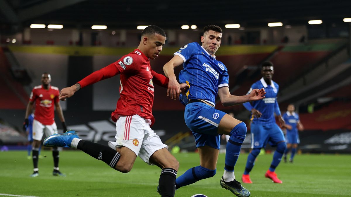 Getty Images / Clive Brunskill / Na zdjęciu: Mason Greenwood (z lewej) i Jakub Moder