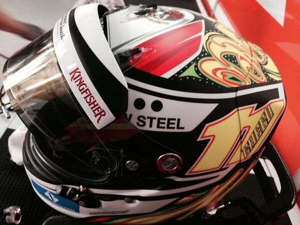 Kask Sergio Pereza (fot. twitter @clubforce)