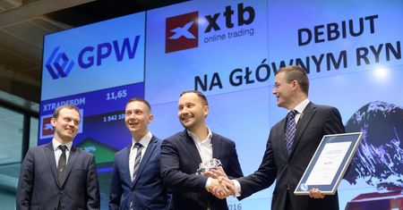 Dom Maklerski XTB debiutuje na giełdzie. Akcje już dały zarobić