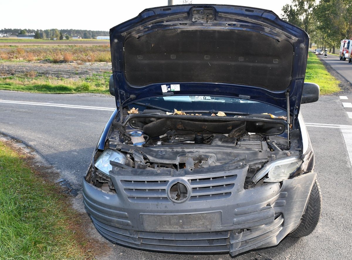 Zderzenie Volkswagena i Renault w Bartłomiejowicach