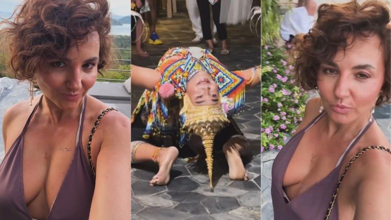 Była żona Marcina Prokopa w "nagiej sukni" bawi się na gejowskim weselu w Tajlandii (ZDJĘCIA)