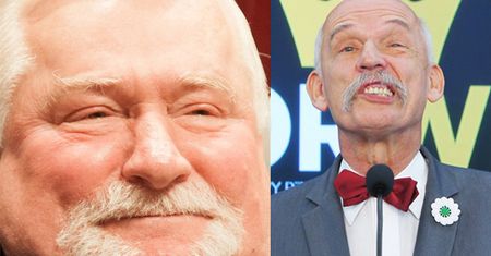 Korwin-Mikke poniża Wałęsę: "Bredzi bez składu i ładu. Dyzma przy nim to tytan intelektu"