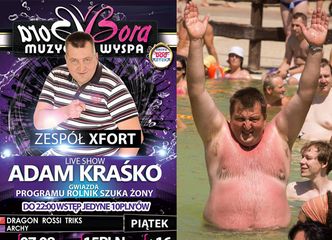 "Live show" Adama Kraśko w klubie Bora Bora... (FOTO)