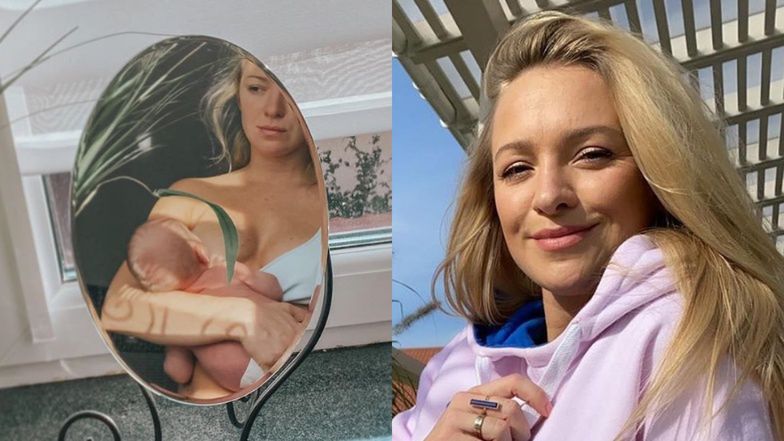 Basia Kurdej-Szatan pokazała, jak karmi małego Henia