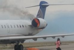 Szokujący widok. Płonący samolot United Airlines lądował na lotnisku w Denver