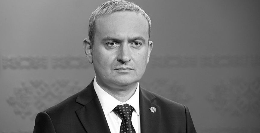Minister transportu i łączności Białorusi Ołeksij Awramenko