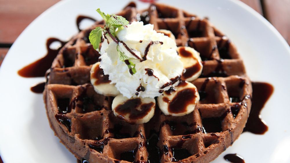 Bezglutenowe gofry czekoladowe