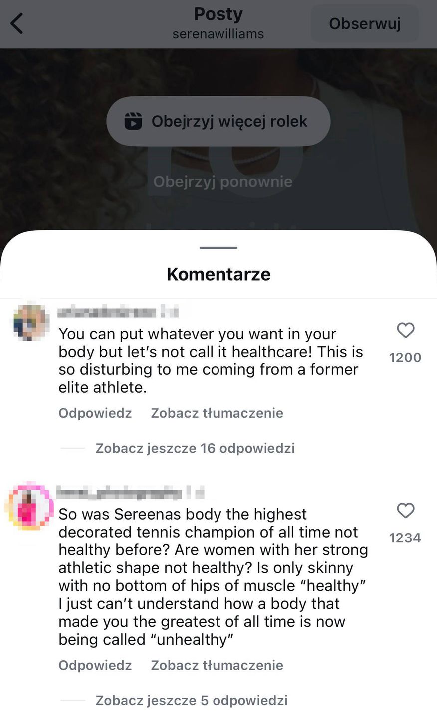 Internauci krytykują kampanię reklamową Sereny Williams