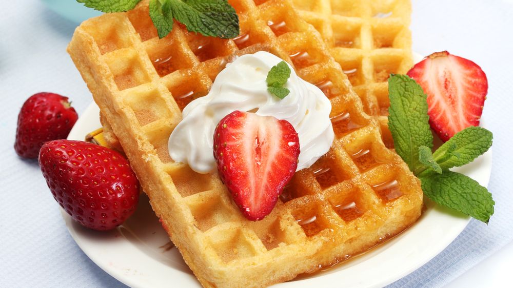 Bezglutenowe gofry cytrynowe