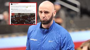 Gortat zobaczył wystąpienie w sejmie. "Pierwszy raz"