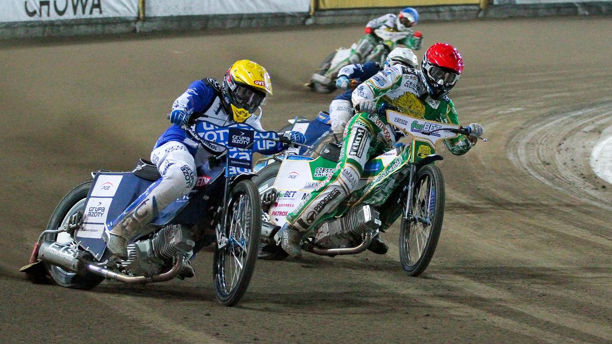 WP SportoweFakty / Tomasz Kudala / Włókniarz - Unia Tarnów. Peter Kildemand kontra Matej Zagar.