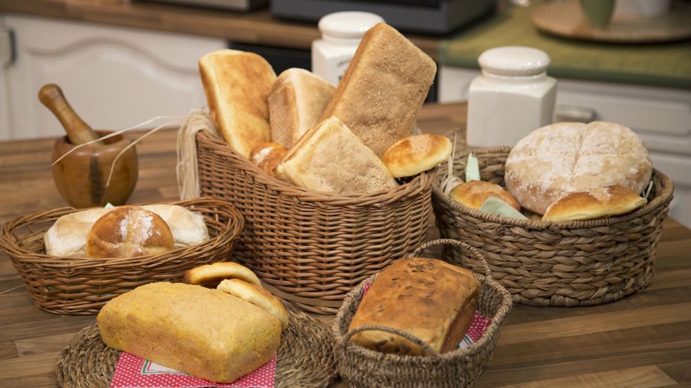 Chleb bezglutenowy z ekstraktu z ziemniaka, skrobii ryżowej i mąki ryżowej