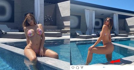 "Zakompleksiona" Kylie Jenner przyłapana na KOLEJNEJ przeróbce zdjęcia. "Trudno powiedzieć, czego NIE edytowała" (FOTO)