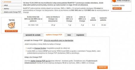 Nowa oferta Orange po 16. kwietnia