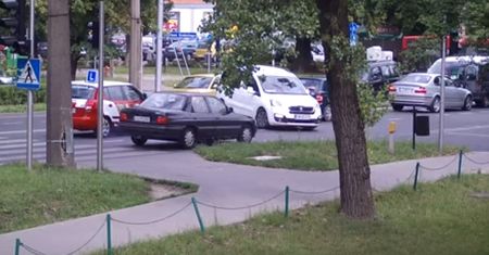 Niebezpieczne sytuacje drogowe na Drodze Męczenników Majdanka [WIDEO]