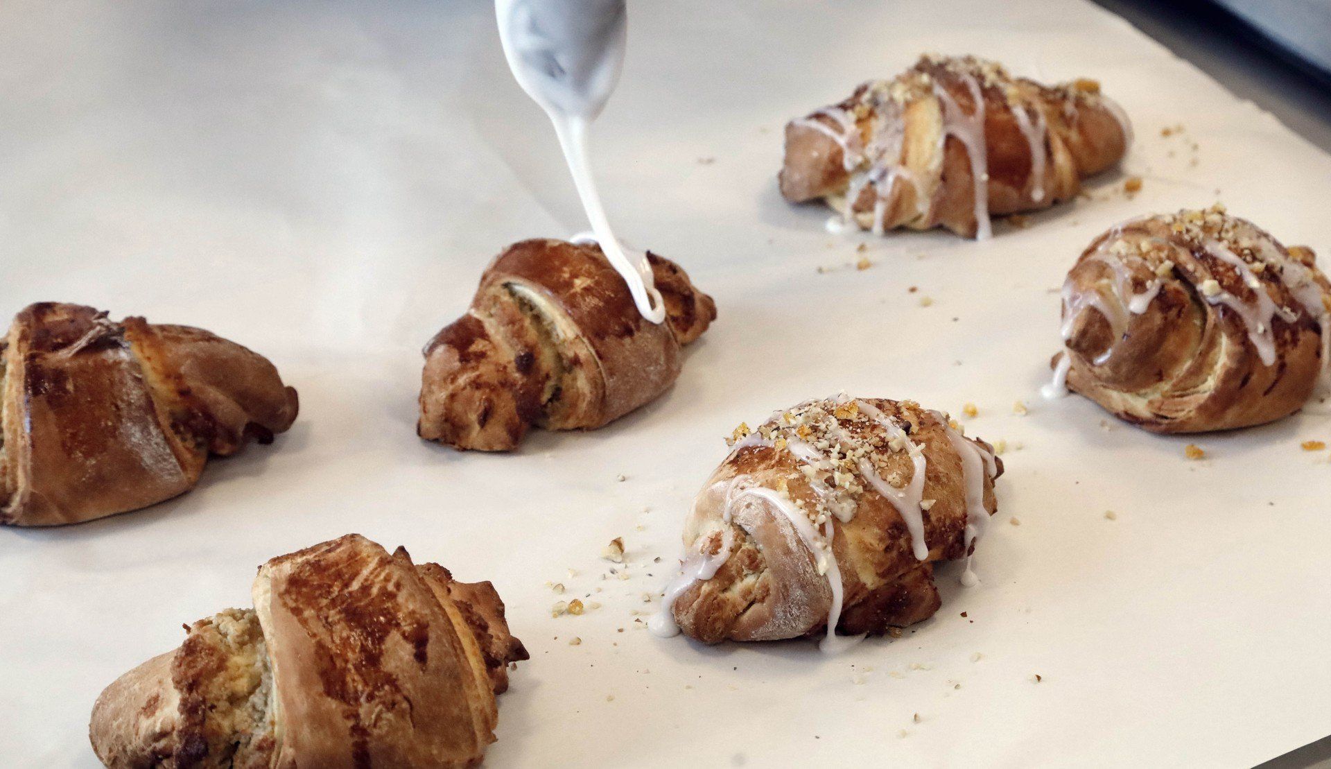 W ZSGH w Grudziądzu byliśmy świadkami wypieku rogali święto marcińskich