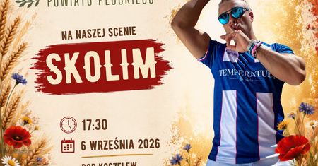 Kolejna gwiazda Dożynek Powiatu Płockiego ogłoszona. Skolim wystąpi w Koszelewie