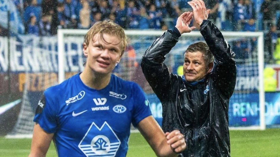 Erling Haaland w barwach Molde FK