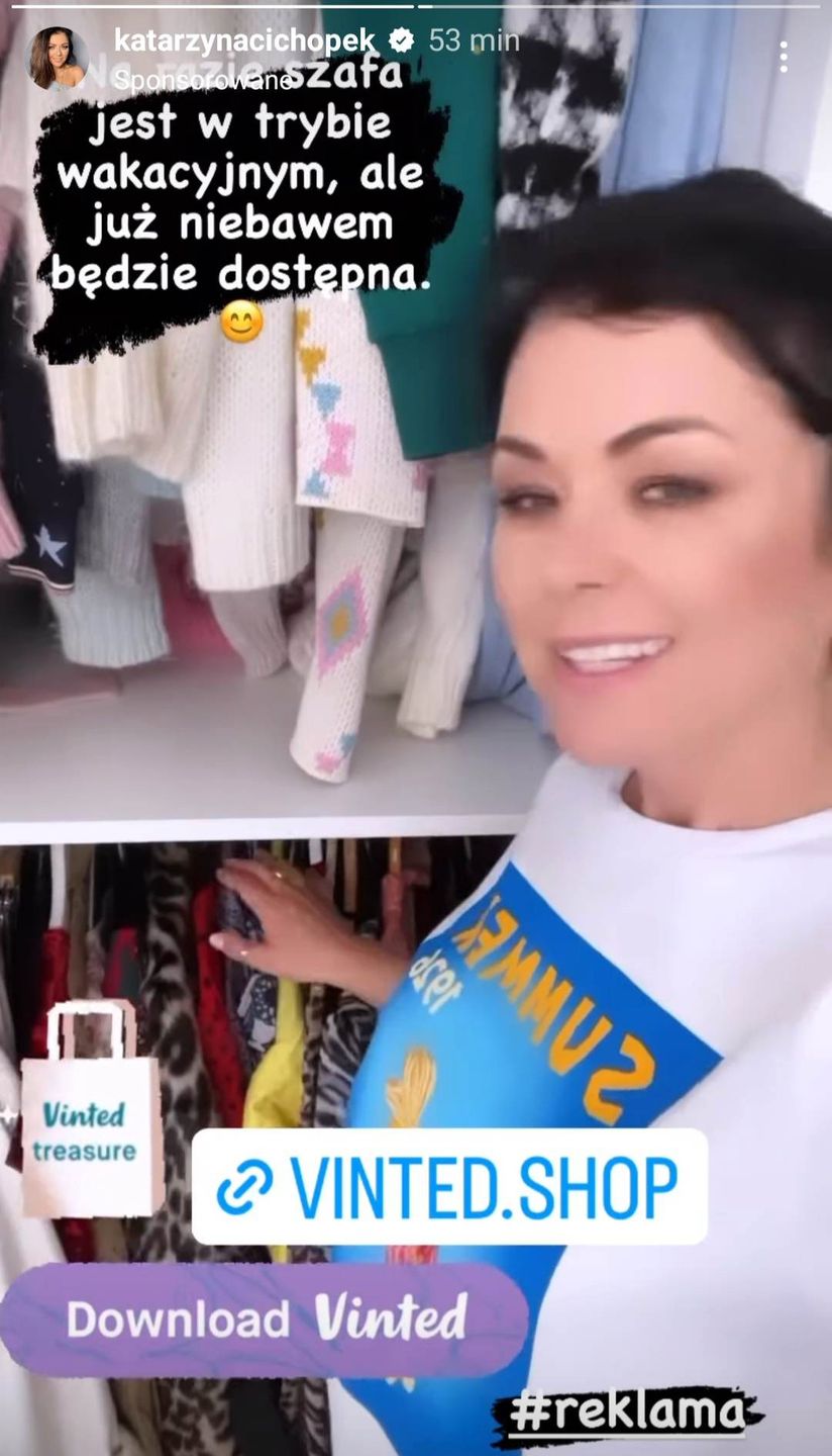 Kasia Cichopek pokazała swoją szafę