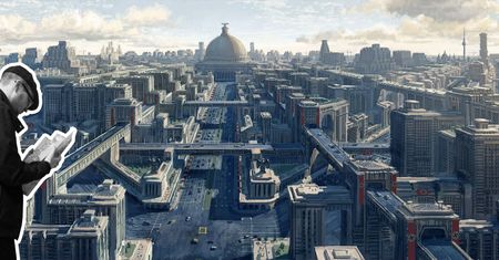 Architektura w Wolfestein: The New Order - Wirtualny, niemiecki rozmach