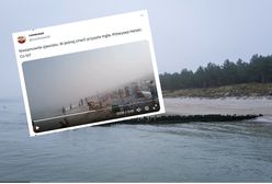 Nagle kazali im wyjść z wody. Mgła adwekcyjna nad Bałtykiem