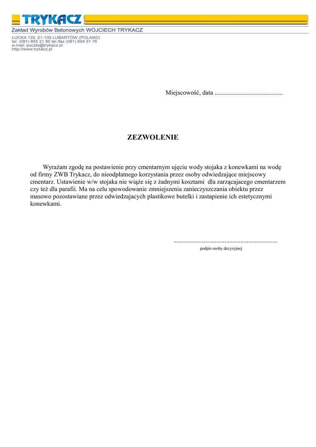 Konewki mają rozwiązać problem gromadzących się plastikowych butelek przy kranach z wodą