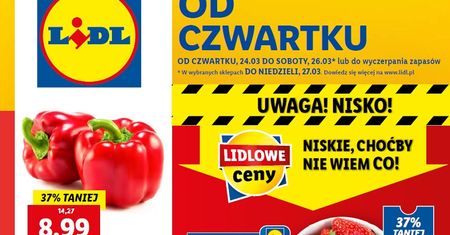Lidl gazetka od 24.03. Promocje w Lidlu od czwartku 24 marca