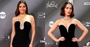 Eva Longoria i Natalia Oreiro eksponują głębokie dekolty na gali w Madrycie. Czas się dla nich zatrzymał?