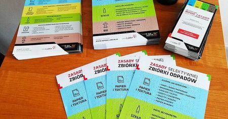 Segregacja odpadów w Lublinie. Przygotowali ulotki informacyjne dla osób niewidomych i słabowidzących