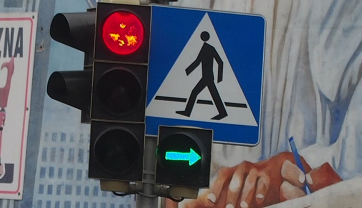 Zielona strzałka zniknie z sygnalizatorów