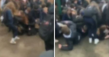 Uczniowie angielskiej szkoły "miażdżeni" przy bramie