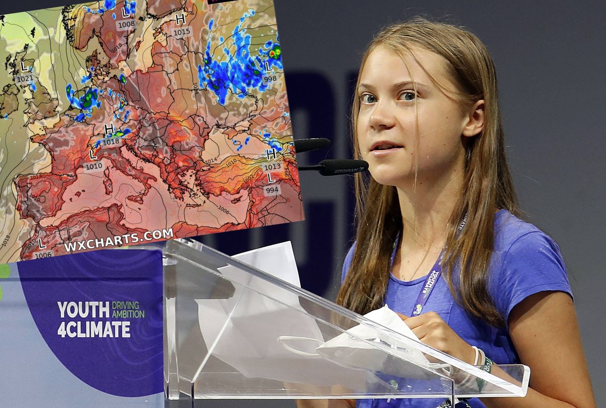 Rekordowe upały w Europie. Greta Thunberg rzuciła poważne oskarżenie
